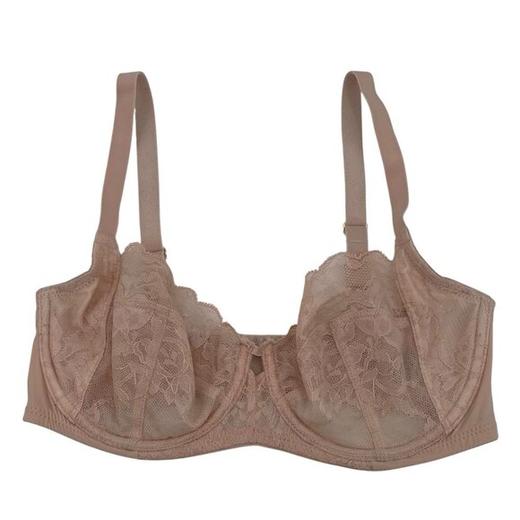 Natori 30D Lace Full Figure Underwire Bra Cameo Rose/Cashmere 746211 - Picture 1 of 9